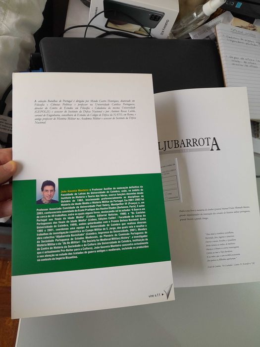 Livro "Aljubarrota 1385 A Batalha Real" , de João Gouveia Monteiro.
