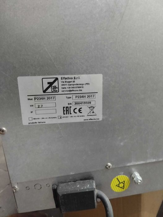 Forno Pizzas Profissional (custou quase 2500€)