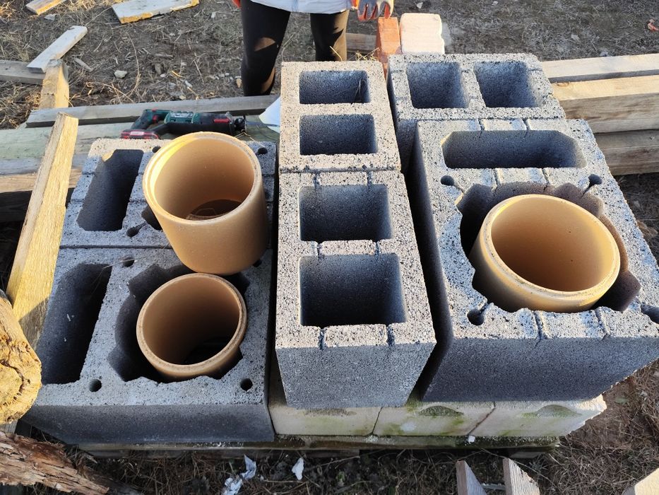 Kształtki kominowe kompletne całe