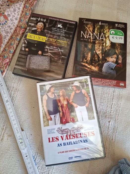 Três dvds originais filmes franceses