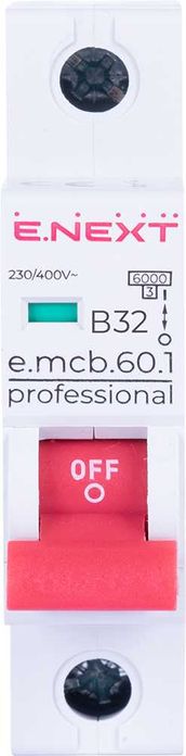 Wyłącznik nadprądowy bezpiecznik PRO. B32 32A 1P
