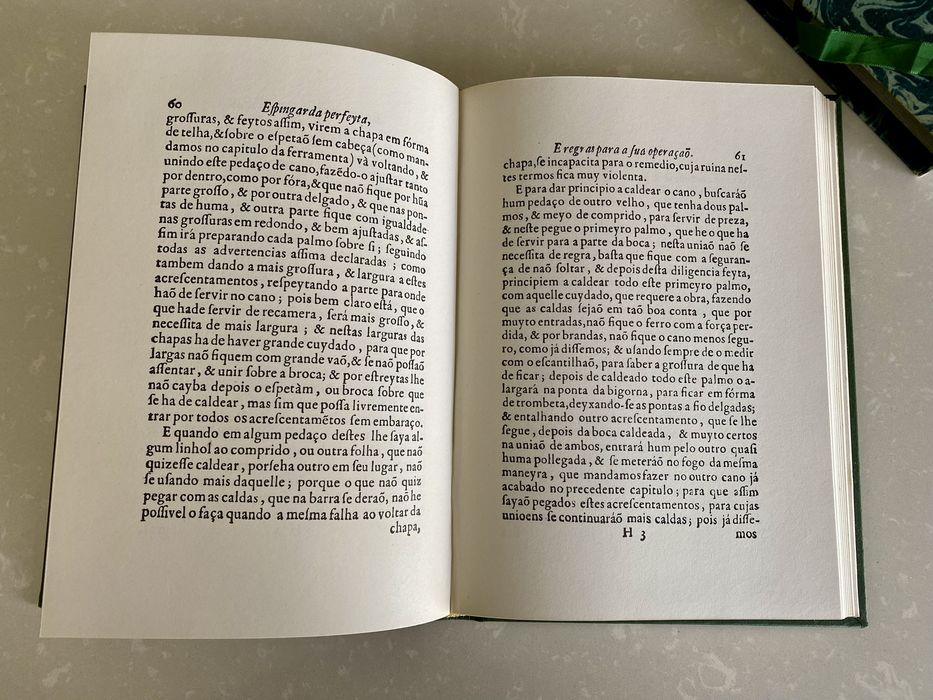 Livro antigo - Espingarda Perfeyta - Edição Fac-Simile 1972
