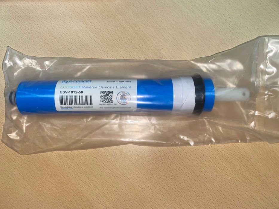 Покращений комплект з 5-ти картриджів Ecosoft до фільтру зворот осмосу