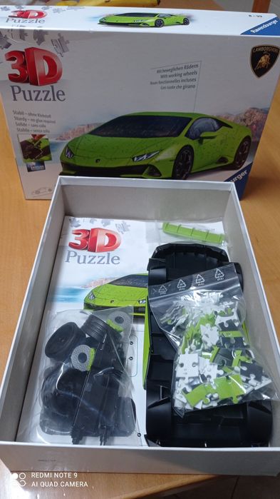 Puzzle 3D Lamborghini Huracán Evo- Verde