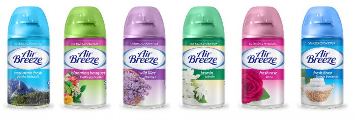 Odświeżacz powietrza Air Breeze zamiennik AIR WICK freshmatic 250 ml.