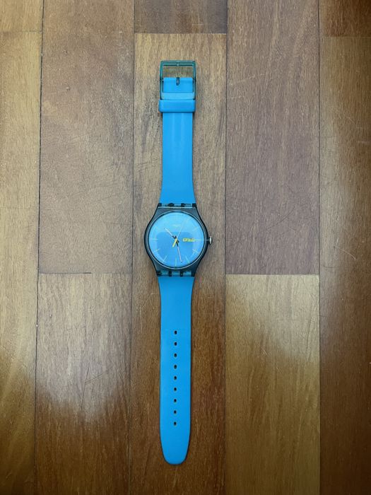 Swatch relógio azul
