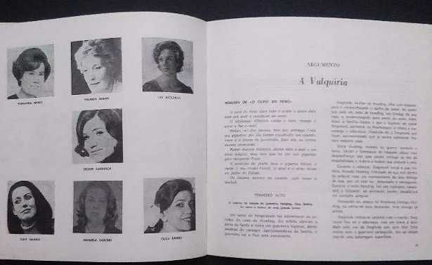 Programa do Teatro Nacional de S. Carlos - Die Walkure – 1981