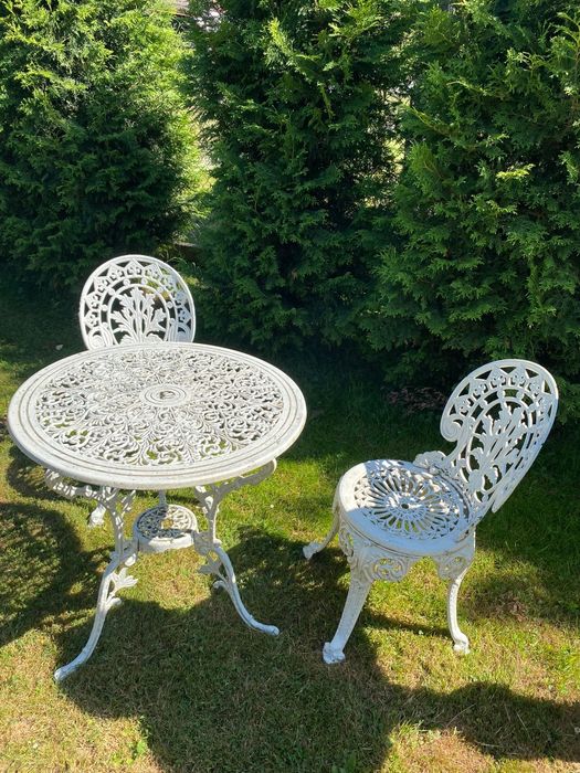 Komplet mebli ogrodowych ławka