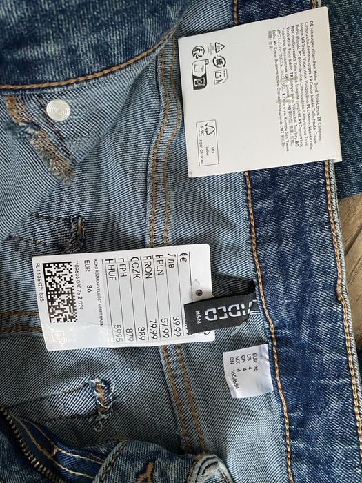 Сині кльош джинси h&m