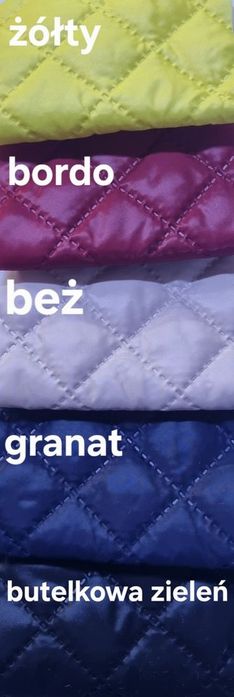 Kurtka pikowana zimowa dla jamnik york mops na miare