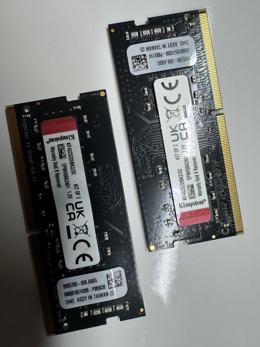 Оперативна память Kingston Furi impact DDR4 2/16, 32 ,3200