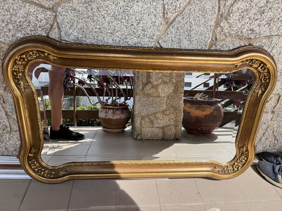 Espelho com moldura - antigo64741090459137120