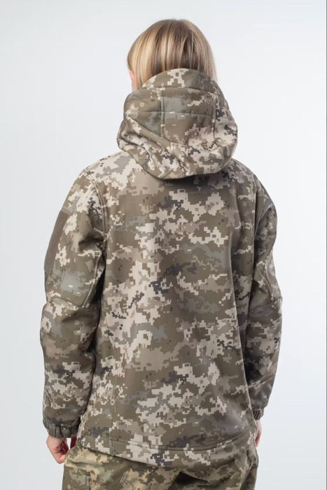 Куртка жіноча Soft Shell Military Піксель тактична демісезонна