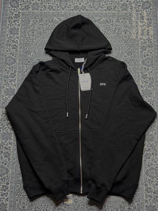 Off White зіп худі