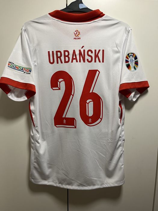 Koszulka Piłkarska Polska Kacper Urbański 26  Euro 2024 Nike M/L