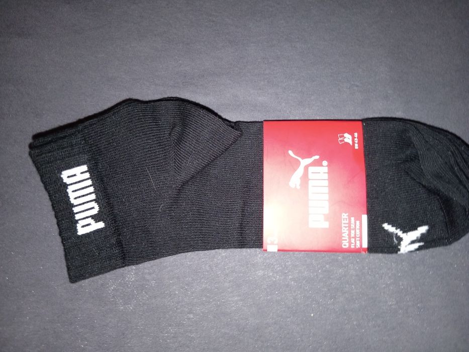 Skarpetki stopki Puma czarne