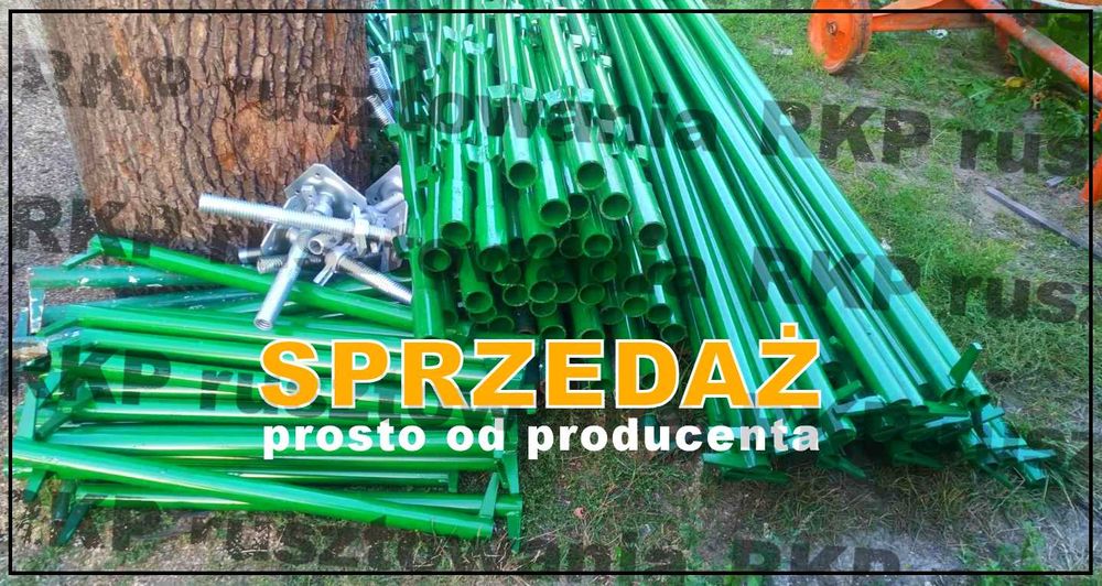 Rusztowanie choinkowe klinowe, 100m2, Dostawa pod adres cała Polska