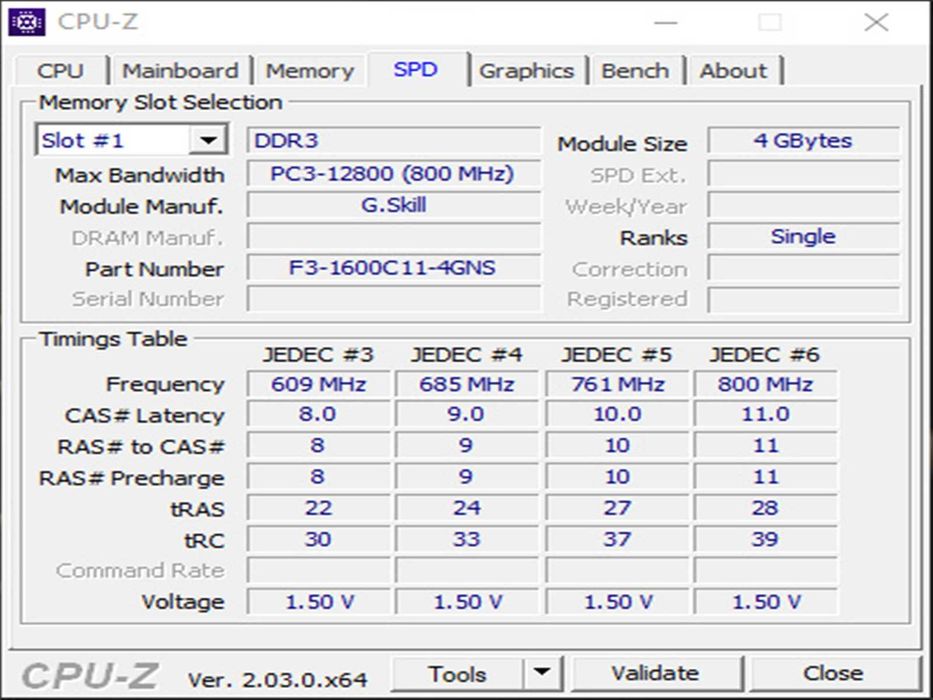 DDR3 8GB G.SkiLL 12800 -Komputer