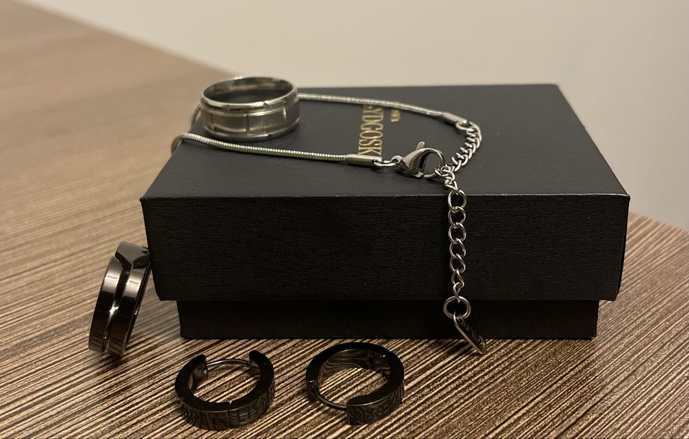 Zestaw biżuterii Stal Nierdzewna