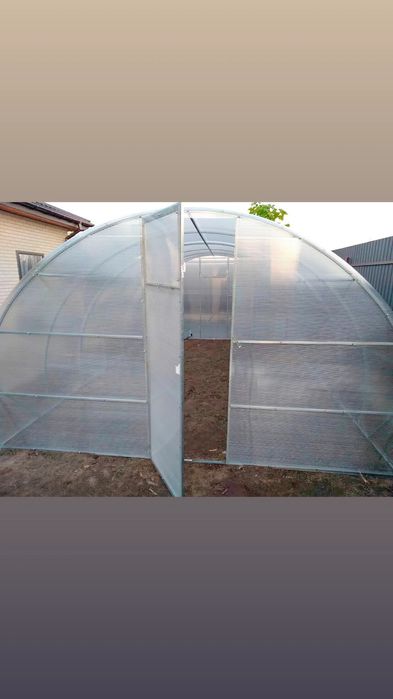 Теплиця 3×6 м | Оцинкований каркас | Безкоштовна доставка по Україні ?