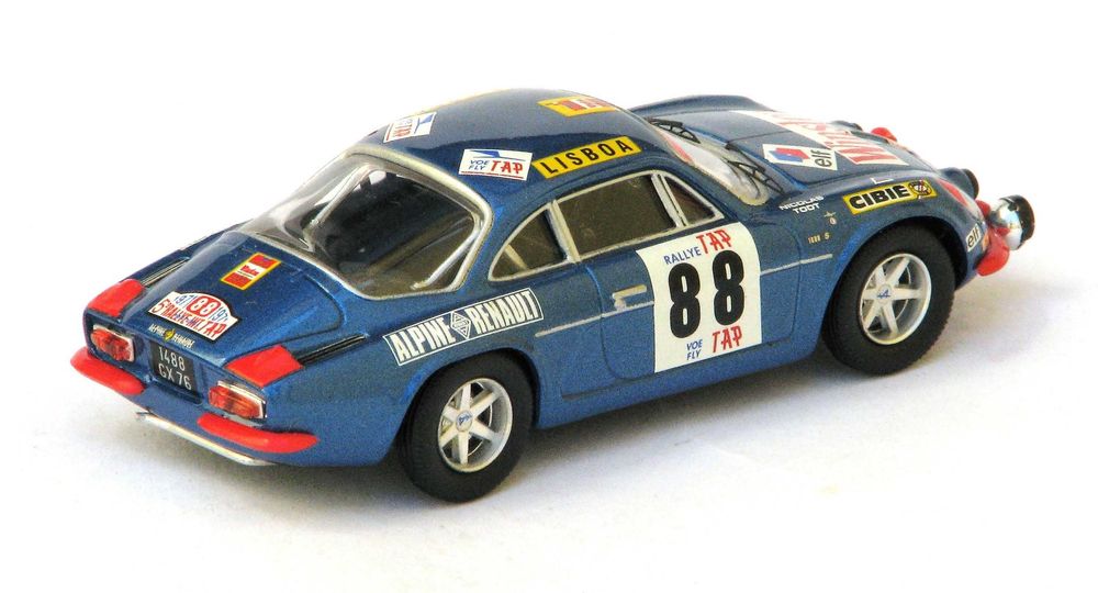 Alpine A110 Vencedor Rali TAP Portugal 1971 Troféu 1/43 em Caixa