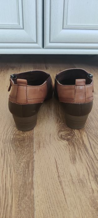 Botki skórzane damskie Jana rozm 39