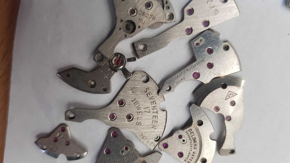 Mostek elementy napędu zegarka SWISS CCCP