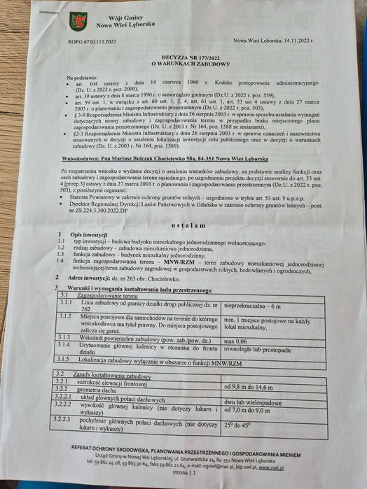 Dzialka na sprzedaz