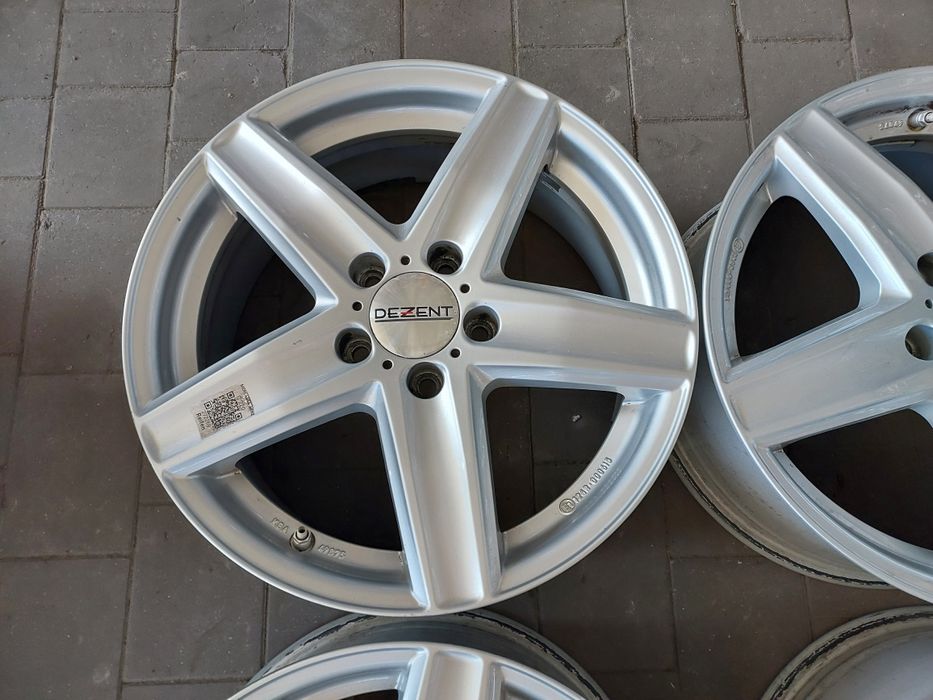Jak nowe alufelgi Dezent 17" 5x112 VW, Audi, Skoda, Seat