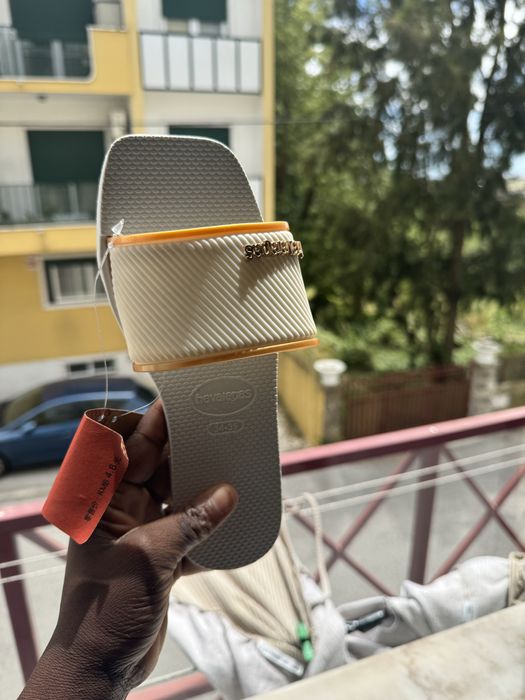 Havaianas de origem brazileira