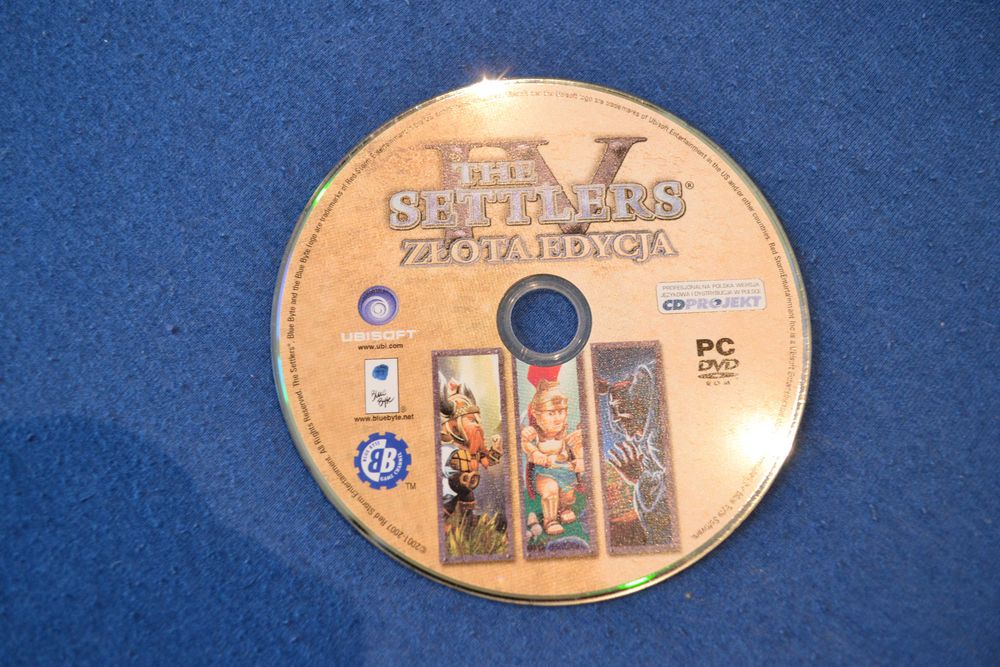 Saga Settlers I II III IV gry na CD / DVD