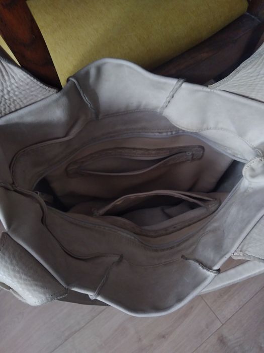 Duża torba, skóra włoska, marka BLITZ.