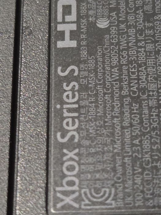 Xbox series s carbon black 1tb  z oryginalnym padem 2023