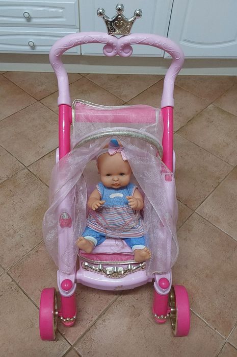 CARRINHO BEBÉ COM BONECA,CRIANÇA BRINCAR. Casa,Rua,Sala,Quarto,Cozinha