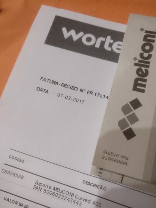 Suporte de TV Meliconi Curved 400