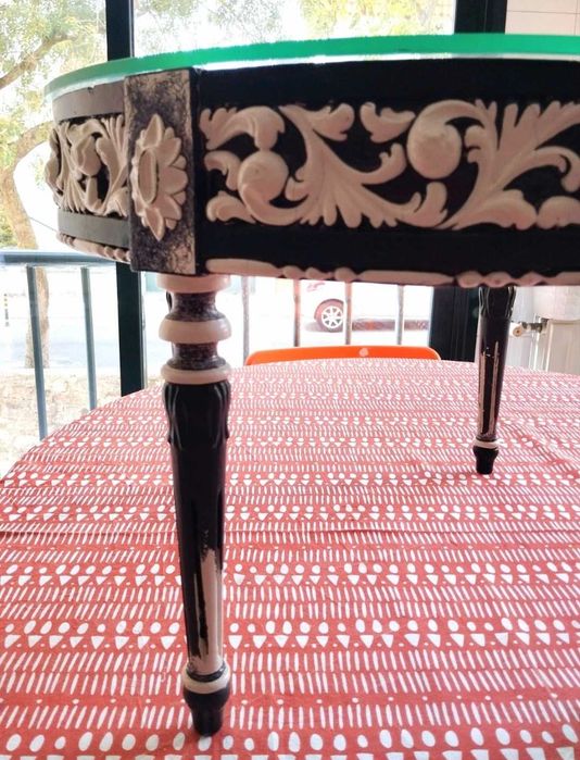 Mesa baixa estilo vintage