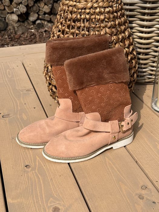 buty zimowe kozaki louis vuitton