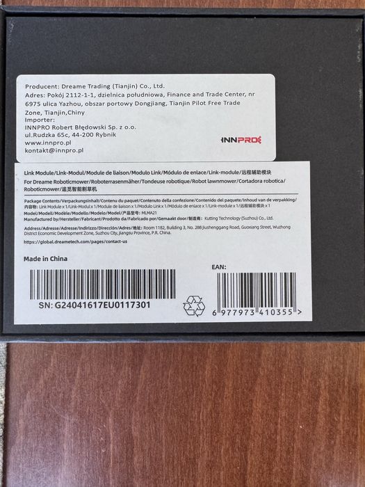 Moduł łącza do robota koszącego Dreame A1, A1 Pro, A2 DREAME MLMA10