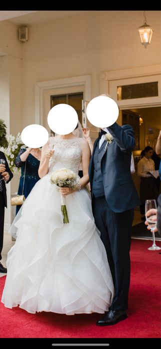 Suknia ślubna Justin Alexander 9847 ivory roz. 36/38