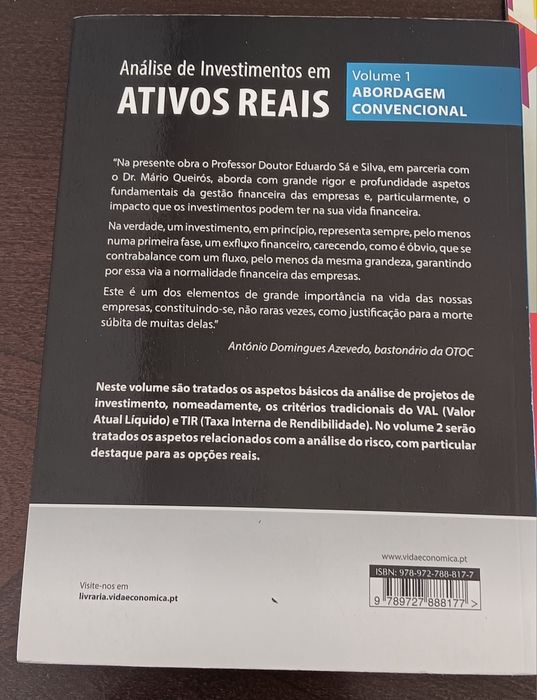 Livro Análise de Investimentos em ativos reais
