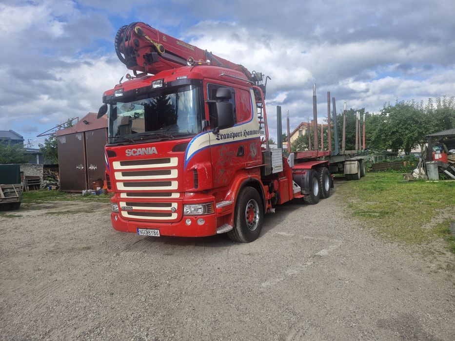 Scania r560 6x4 do drewna