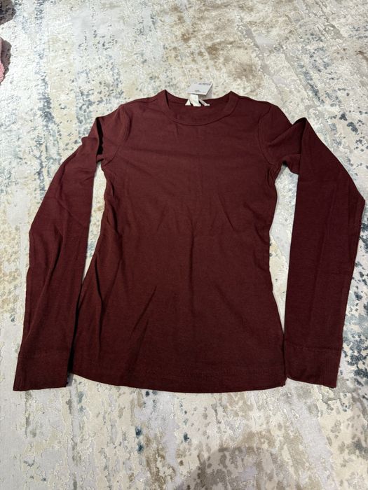Лонгслів H&M бордо