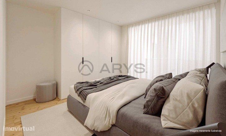 Apartamentos T1 no centro da cidade