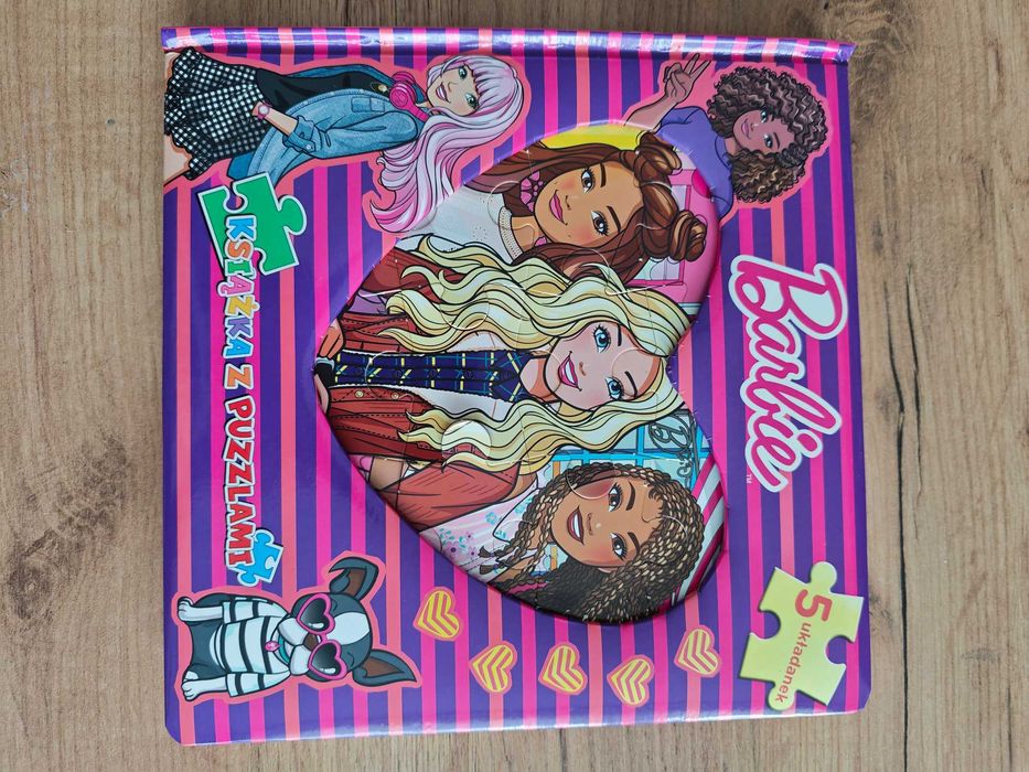 puzzle ksiązka Barbie