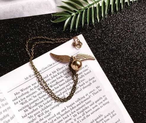 Кулон Снитч, украшения Гарри Поттер, новые, на подарок