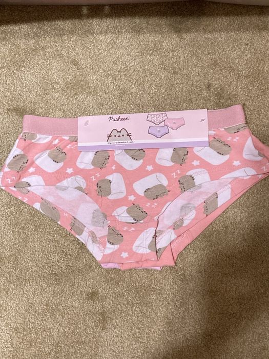 Majtki hipstery damskie , dziewczęce pusheen 3pak s