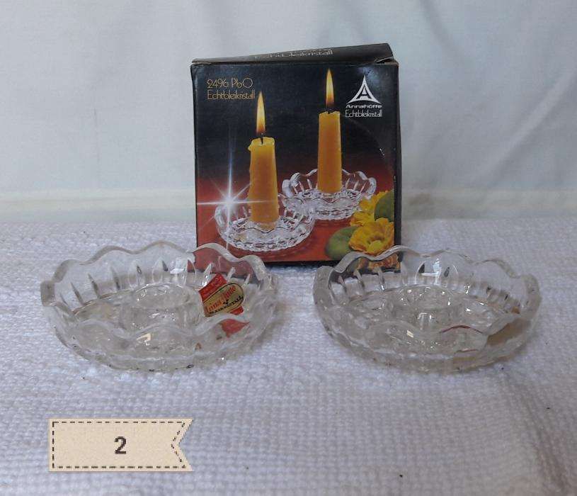 Várias peças cristal