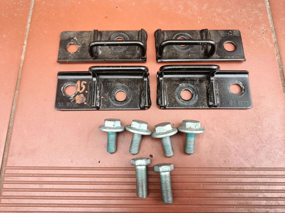 AUDI A8 D3 ISOFIX MOCOWANIE FOTELIKA ORYGINAŁ + ŚRUBY KOMPLET LEWY PRAWY