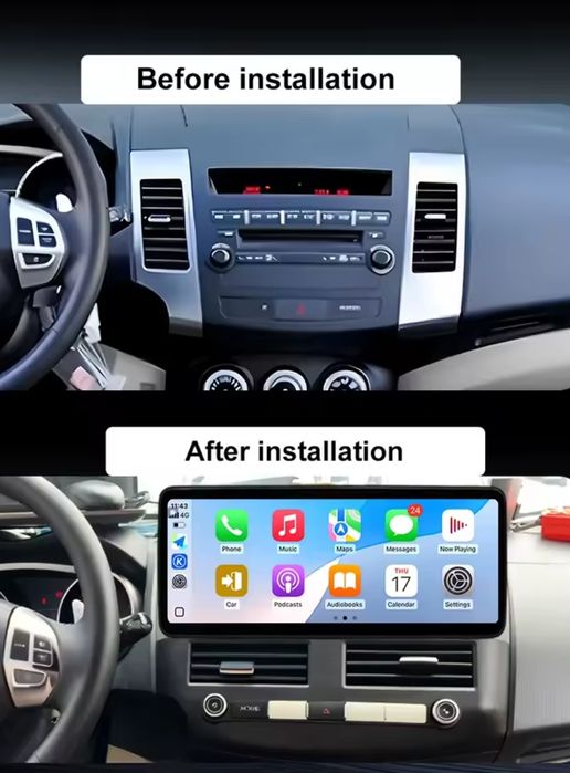 Штатная магнитола  Mitsubishi outlander android  GPS