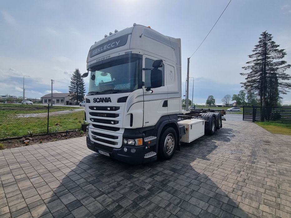 Scania R440 2013 e6 bdf do zabudowy 6x2